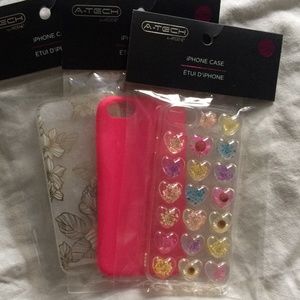3 I phone 6/7/8 covers